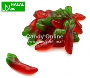 Dolce Plus Dolce Plus - Mini Jelly Chili Peppers 250 Gram