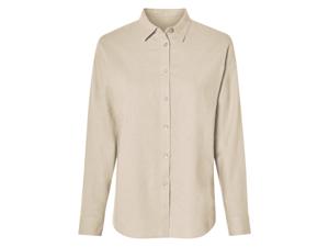 esmara Linnen dames blouse (Beige, 44)