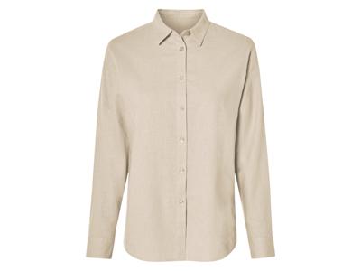 esmara Linnen dames blouse (Beige, 36)