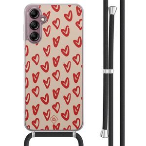Samsung Galaxy A14 hoesje met koord - Hartendief