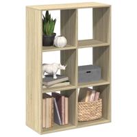 Kamerscherm / boekenkast 69,5x29x103,5 cm hout sonoma eiken