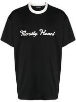 Mostly Heard Rarely Seen t-shirt à col contrastant - Noir