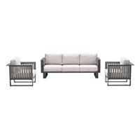 Garden Impressions Gabon loungeset 3-delig - taupe