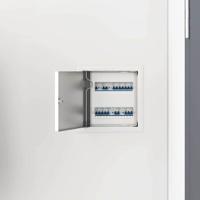 VidaXL Toegangs paneel 2 pcs wit 23 x 23 x 3 cm staal