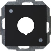 HK05 - afdekking voor druk-draai wisseldimmer mat-zwart