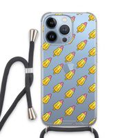 Waterijsjes: iPhone 13 Pro Transparant Hoesje met koord