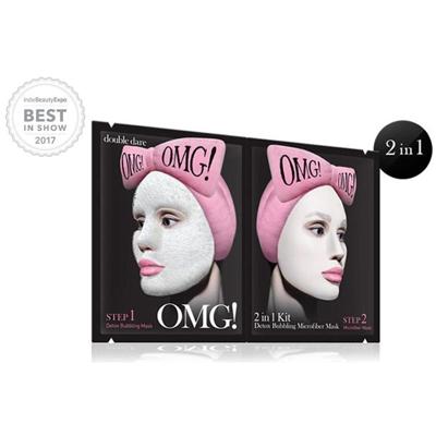 Double Dare OMG! Spa 2in1 Kit Detox Bubbling Microfiber 1Stuks Double Dare OMG! Spa 2in1 Kit Detox Bubbling Microfiber 1Stuks
