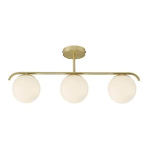 Plafondlamp goud e14 fitting opaal bollen Nordlux &apos;Grant&apos; led lamp 70 cm