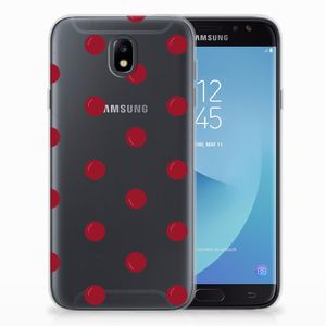 Samsung Galaxy J7 2017 | J7 Pro Siliconen Case Cherries