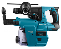Makita DHR243ZJW 18V Combihamer Body in Mbox met Stofafzuiging - thumbnail