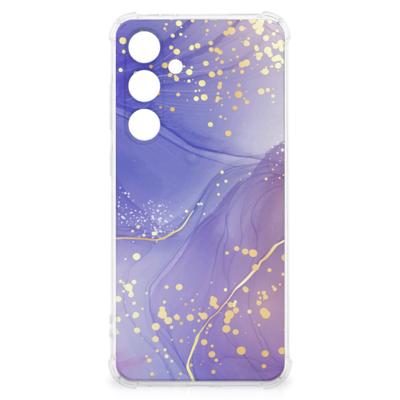 Back Cover voor Samsung Galaxy S24 FE Watercolor Paars Back Cover voor Samsung Galaxy S24 FE Watercolor Paars