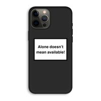 Alone: iPhone 12 Pro Max Biologisch afbreekbaar hoesje