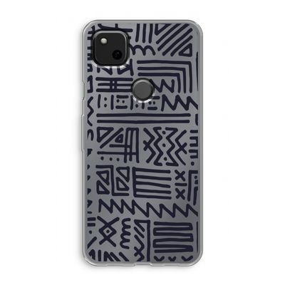 Marrakech print: Google Pixel 4a Transparant Hoesje