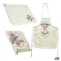 Keukenset Kinvara Wit Polyester 2 Onderdelen