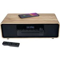 Bluetooth microsysteem - THOMSON - Zwart - FM/CD/MP3/USB/Inductieradio, 60W, Equalizer, Afstandsbediening, Voeding. 230V