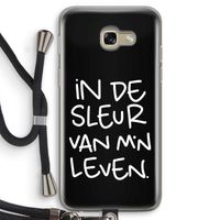 De Sleur: Samsung Galaxy A5 (2017) Transparant Hoesje met koord