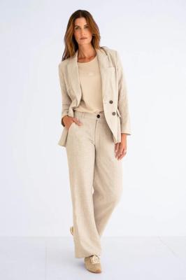 Zizo Sahara - Jacket Sp26.sah.501 Blazers Sand Stripe