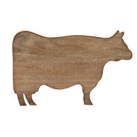 Borrelplank koe naturel mango 41x26x1,6 cm