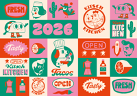 Kitch Kitchen Family Planner 2026 Mexican
