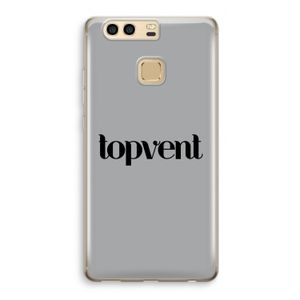 Topvent Grijs Zwart: Huawei P9 Transparant Hoesje