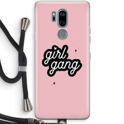 Girl Gang: LG G7 Thinq Transparant Hoesje met koord