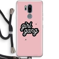 Girl Gang: LG G7 Thinq Transparant Hoesje met koord