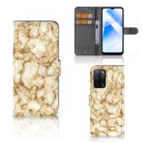 OPPO A16/A16s/A54s | Bookcase | Marmer Goud | Portemonnee hoesje