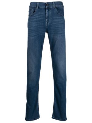 7 For All Mankind jean fuselé Slimmy - Bleu