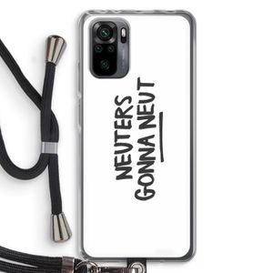 Neuters: Xiaomi Redmi Note 10 Pro Transparant Hoesje met koord