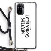 Neuters: Xiaomi Redmi Note 10 Pro Transparant Hoesje met koord