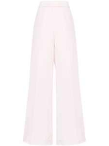 P.A.R.O.S.H. pantalon palazzo Palmer à taille élastiquée - Rose