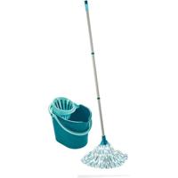 LEIFHEIT Set pulizia pavimenti Classic Mop 56792 Set pulizia Leifheit mop in viscosa cestello secchio molto assorbente