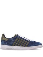 DSQUARED2 baskets en jean à lacets - Bleu