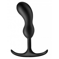 XR Brands Premium Silicone Weighted Prostate Plug - Small