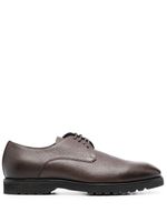 TOM FORD grained leather Derby shoes - Marron