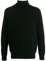 N.Peal 007 Classic Polo Neck Sweater - Noir - thumbnail