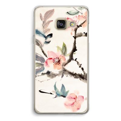 Japanse bloemen: Samsung A3 (2017) Transparant Hoesje