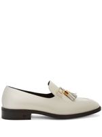 Giuseppe Zanotti mocassins Zenobe en cuir - Blanc - thumbnail