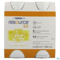 Resource 2.0 Vanille 4x200ml