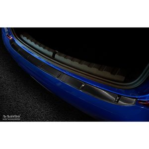 Zwart RVS Bumper beschermer passend voor BMW 3-Serie G20 Sedan M-Pakket 2018- AV245208