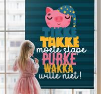 Babykamer rolgordijn slaapliedje purk Babykamer rolgordijn slaapliedje purk