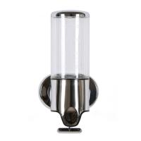 Hotel douche handmatige dispenser muur gemonteerd wassen vloeibare shampoo zeep fles capaciteit: 500ml (Clear White)