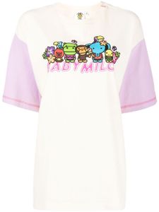 *BABY MILO® STORE BY *A BATHING APE® t-shirt à imprimé graphique - Blanc