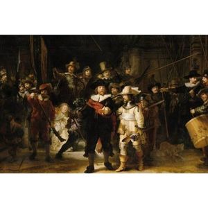 Kunstposter Rembrandt De Nachtwacht 61 x 92 cm - Posters