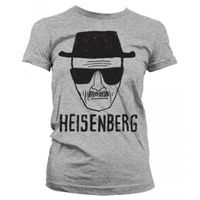 Dames T-shirt Breaking Bad Heisenberg grijs - thumbnail