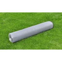 Kippengaas 25x1 m gegalvaniseerd staal zilverkleurig