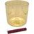 Sela Infinity Crystal Singing Bowl 432 Hz E4 Sand Yellow klankschaal