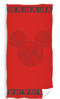 Mickey Mouse strandlaken 70 x 140 cm Rood - thumbnail