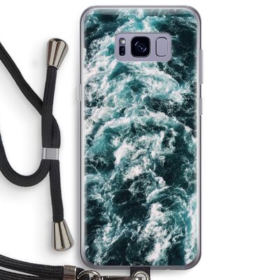 Zee golf: Samsung Galaxy S8 Plus Transparant Hoesje met koord