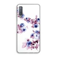 Waterverf bloemen: Samsung Galaxy A7 (2018) Transparant Hoesje Waterverf bloemen: Samsung Galaxy A7 (2018) Transparant Hoesje